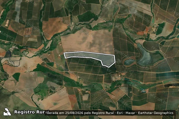 Imagem de satélite de Fazenda Campo Alegre - Parcela 1 em Boa Esperança - MG