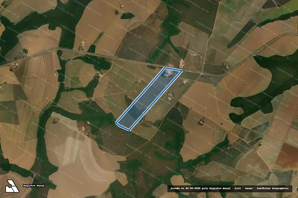 Imagem de satélite de Fazenda Santa Luzia I - Parte 1 em Campo Verde - MT