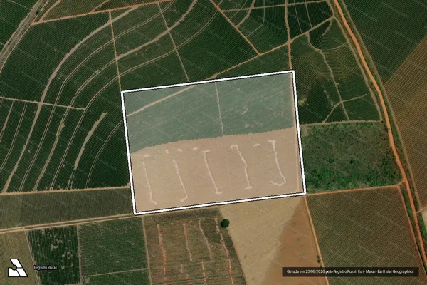Imagem de satélite de FAZENDA VISTA ALEGRE - 40955 em Patrocínio - MG