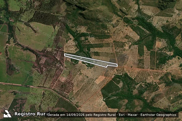 Imagem de satélite de LOTE 16 - P.A. SERRA VERDE