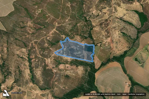 Imagem de satélite de FAZENDA FORMOSO - Gleba 05 em Formoso - MG