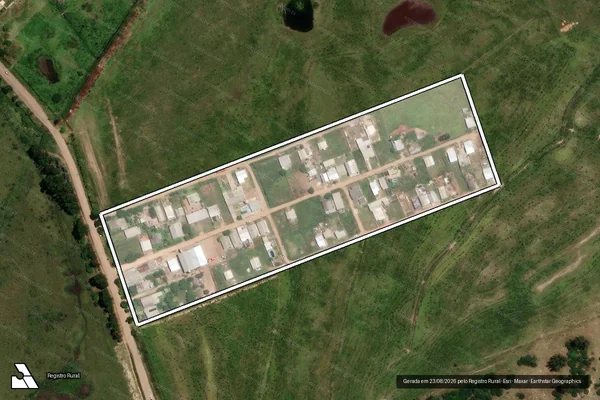 Imagem de satélite de VILA LINDOCA - Gleba 3 em Rosário do Sul - RS