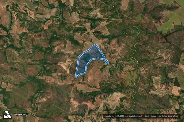 Imagem de satélite de SITIO BOA ESPERANÇA - Parcela 1 em Guiratinga - MT