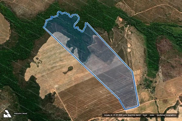 Imagem de satélite de FAZENDA SANTA CECÍLIA LOTE 19 - PARTE 03 - Gleba B em Balsas - MA