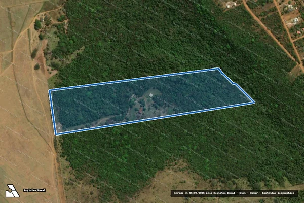 Imagem de satélite de LOTE 47 - Parte 1 em Chapada dos Guimarães - MT