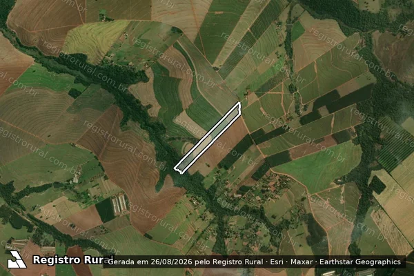 Imagem de satélite de LOTE 347 GLEBA ESPERANÇA - Parte 1 em Presidente Castelo Branco - PR