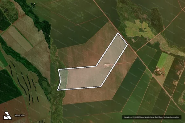 Imagem de satélite de FAZENDA SANTA TEREZINHA - Parte 03 em Dourados - MS