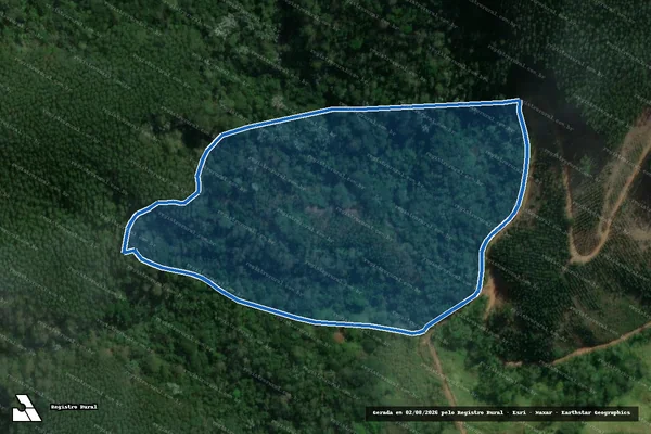 Imagem de satélite de Fazenda Santa Barbara - GLEBA 21 em Monteiro Lobato - SP