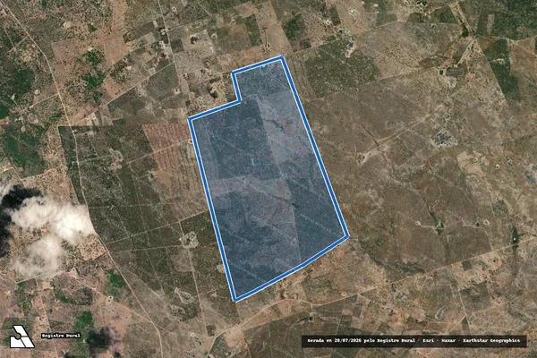 Imagem de satélite de PATINHOS - FAZENDA PATINHOS em Santaluz - BA