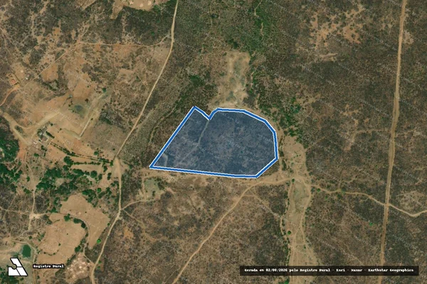 Imagem de satélite de FAZENDA JUÁ - SITIO JUÁ 2 em Canindé - CE