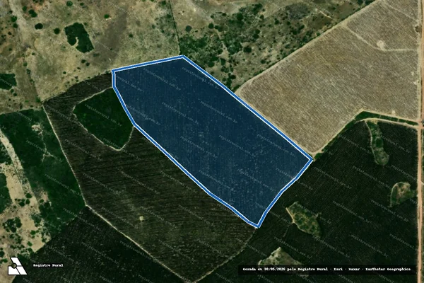 Imagem de satélite de FAZENDA COQUEIRO - Parte 1 em Aramari - BA