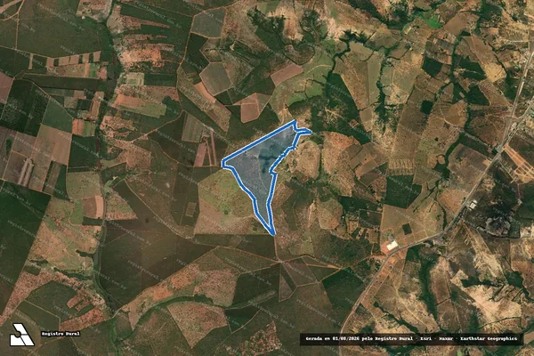 Imagem de satélite de Fazenda Capão Grande - Fazenda Capão Grande em Curvelo - MG