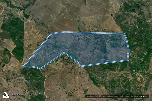 Imagem de satélite de FAZENDA ESTIVA - Parte 1 em Divina Pastora - SE