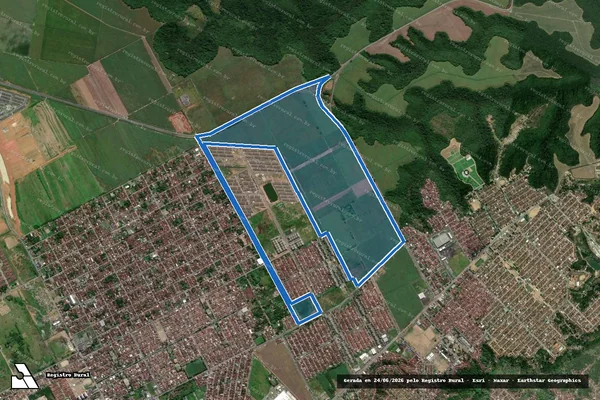 Imagem de satélite de FAZENDA PRATAGY DO OESTE - ÁREA REMANESCENTE em Maceió - AL