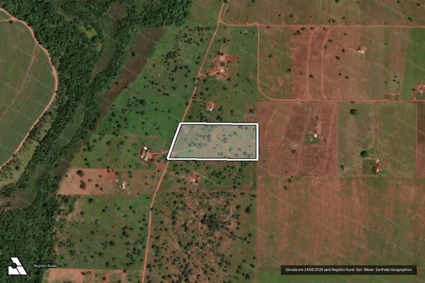Imagem de satélite de FAZENDA BONITO "ENGANO" - GLEBA 03 em Campina Verde - MG