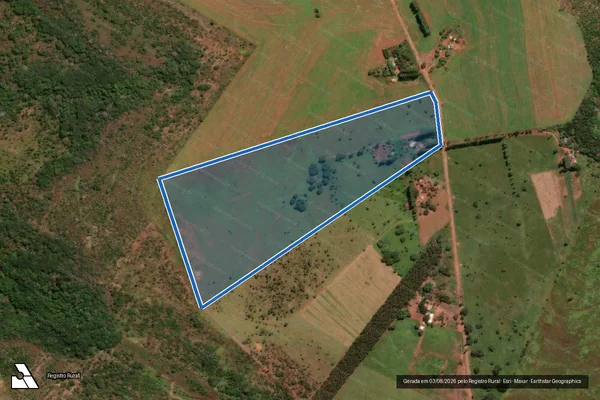 Imagem de satélite de PROJETO DE ASSENTAMENTO ITAQUI - Lote 166 em São Gabriel do Oeste - MS