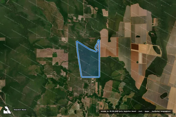 Imagem de satélite de Lote 37-UA, Setor 12, Gleba Corumbiara - Única em Vilhena - RO
