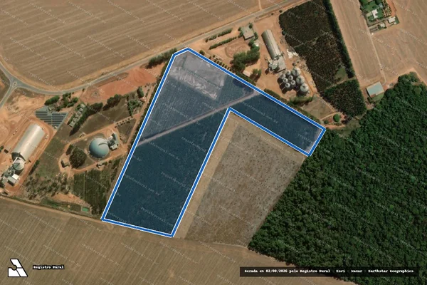 Imagem de satélite de LOTE N° 45-J - LOTE N° 45-J- PARTE B em Santa Carmem - MT