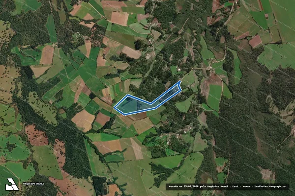 Imagem de satélite de MAT.: 11199 - Parte 1 em Irineópolis - SC