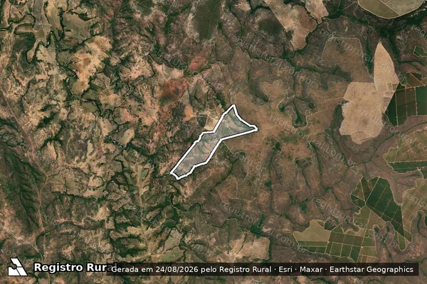 Imagem de satélite de FAZENDA SANTA RITA - 001 em João Pinheiro - MG