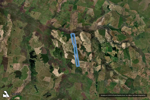 Imagem de satélite de ESTÂNCIA DONA LEOPOLDINA - ÁREA ?A? em Dom Pedrito - RS