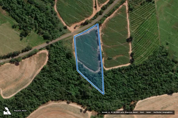 Imagem de satélite de FAZENDA SÃO BENEDITO V - PARCELA 02 em Ibirá - SP