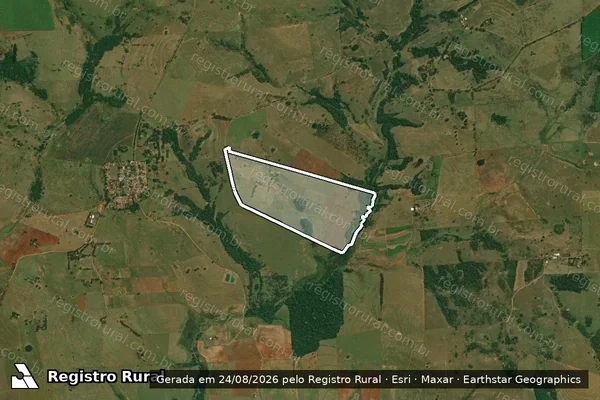 Imagem de satélite de Sítio Takeda - Parte 1 em Presidente Bernardes - SP