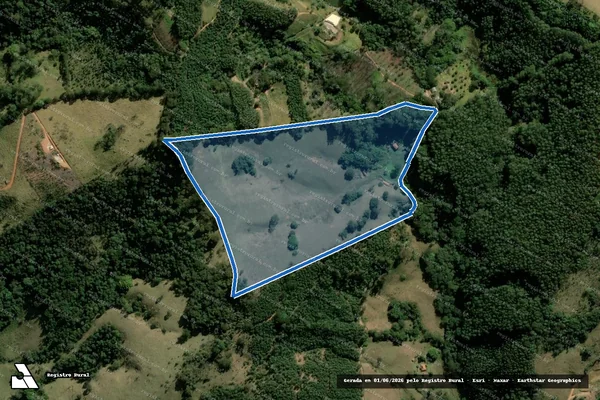 Imagem de satélite de Sitio Santa Idalina - Parte 1 em Joanópolis - SP