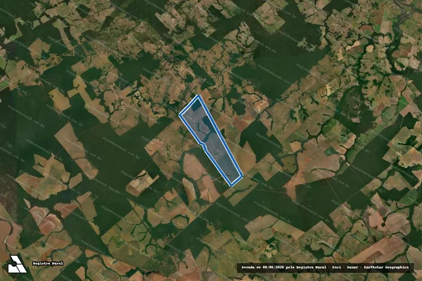 Imagem de satélite de FAZENDA SANTA CRUZ - PARTE 01 em Juara - MT