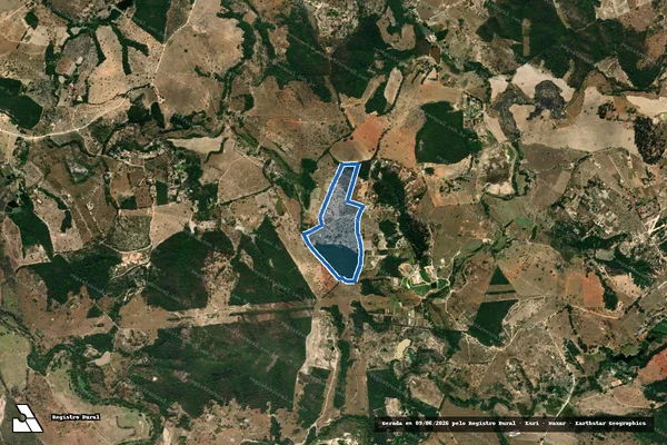 Imagem de satélite de FAZENDA KANTU DU ERLU - GLEBA 2C em Esmeraldas - MG