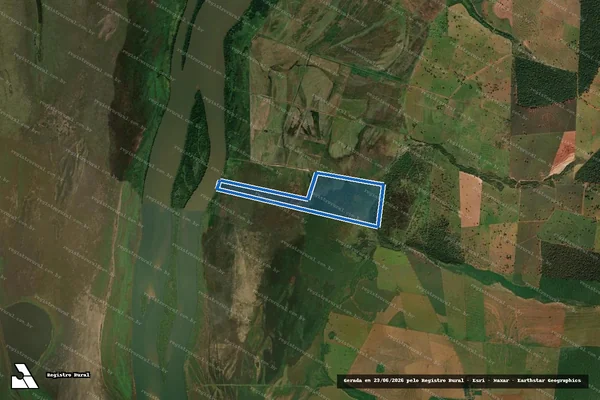 Imagem de satélite de Fazenda Itaúna-1 - Lote 29 - Lote 29_2 em Alto Paraíso - PR