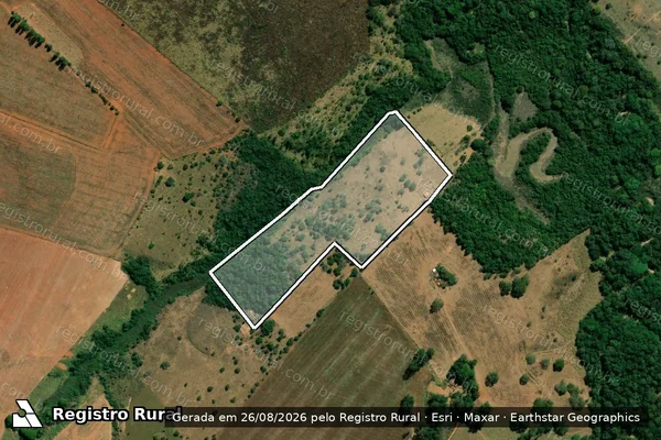 Imagem de satélite de Fazenda Salsa - 001 em Rio Paranaíba - MG