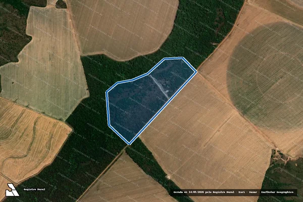 Imagem de satélite de RESERVA I, IV, V, VI, VII, X, XI e XII - LOTE RURAL 12-II em Balsas - MA