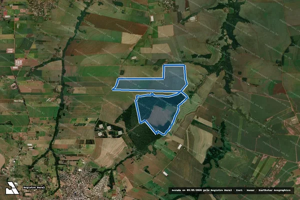 Imagem de satélite de Fazenda Jaboticabal - Parte 2 em Astorga - PR