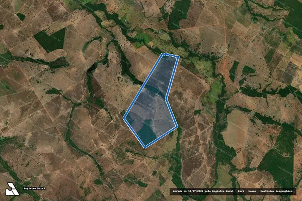 Imagem de satélite de FAZENDA SÃO MIGUEL ARCANJO - Gleba 2 em São Miguel do Araguaia - GO