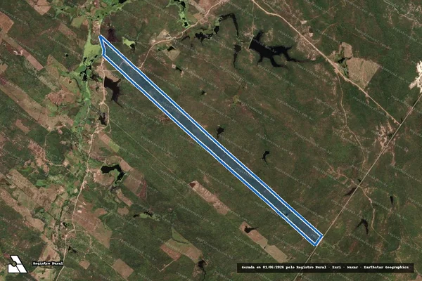 Imagem de satélite de SITIO CARAÚBAS - Parte 1 em Solonópole - CE