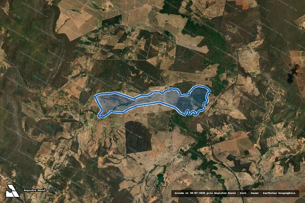 Imagem de satélite de Fazenda Morada Nova - Fazenda Morada Nova em Montes Claros - MG