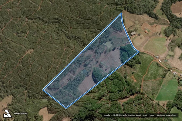 Imagem de satélite de FAZENDA DO PEIXE_MATRICULA 23214 - Parcela 1 em Caçador - SC