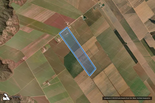 Imagem de satélite de Fazenda Pratinha em Luís Eduardo Magalhães - BA
