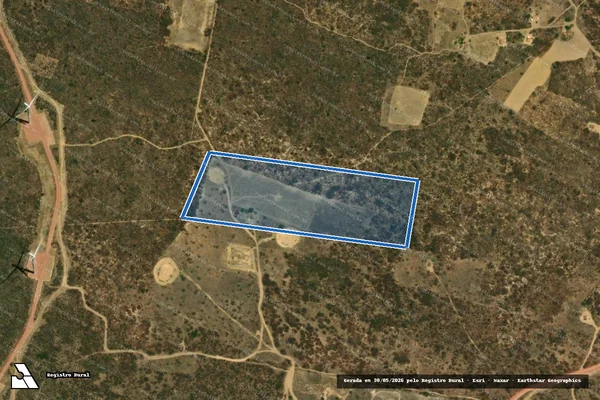 Imagem de satélite de FAZ. JANIELE / SERRA DO INÁCIO - Parcela 1 em Betânia do Piauí - PI