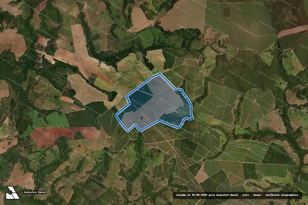 Imagem de satélite de Fazenda Onça e Pedras - Parte 1 em Jataí - GO