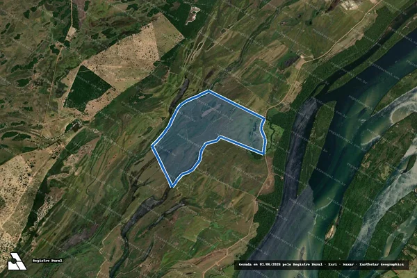 Imagem de satélite de FAZENDA TRIANGULO - FAZENDA TRIANGULO-01 em Batayporã - MS