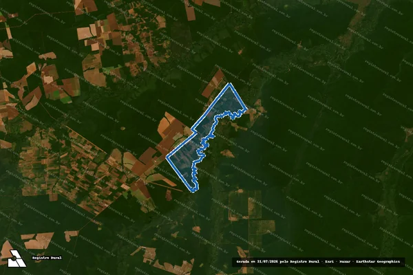 Imagem de satélite de PA ? Santa Terezinha ll - Perímetro em Nova Ubiratã - MT