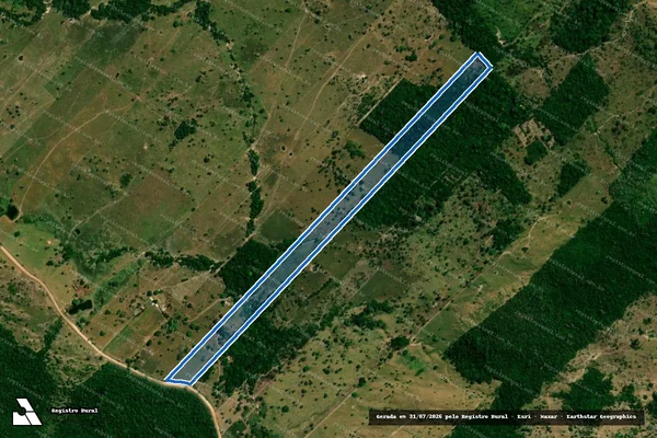 Imagem de satélite de Lote 76-A (Parte 01), Gleba 20-N, Novo Destino, Setor Trincheira, PF JOP  - Lote 76-A (Parte 01), Gleba 20-N, Novo Destino, Setor Trincheira, PF JOP em Mirante da Serra - RO