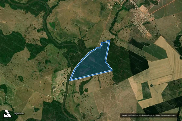 Imagem de satélite de Fazenda Santa Tereza - Parte 2 em Lambari D'Oeste - MT