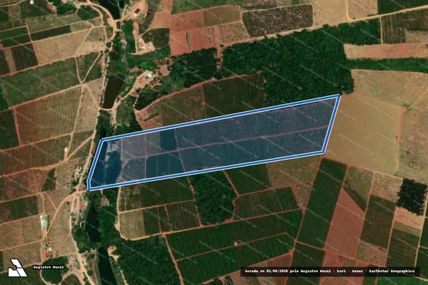 Imagem de satélite de Sitio São Vicente - Parte 1 em Vila Valério - ES