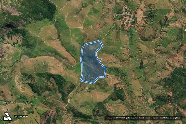 Imagem de satélite de FAZENDA SAO JOSE - Parte 1 em Galiléia - MG
