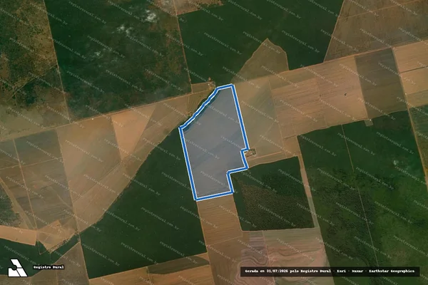 Imagem de satélite de Fazenda Conquista - Parcela 02 em Gaúcha do Norte - MT