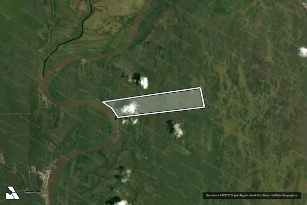 Imagem de satélite de POSSE FAZENDA POUSO ALEGRE  - POSSE FA FAZENDA POUSO ALEGRE em Corumbá - MS