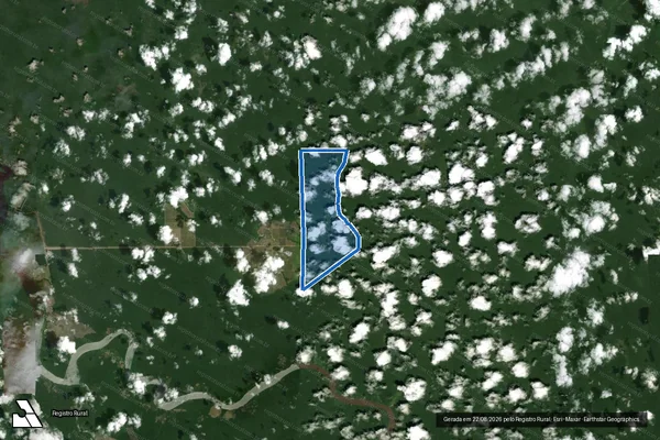 Imagem de satélite de FAZENDA PACAJÁ ? ÁREA02 - LOTE 38 - SETOR A em Portel - PA